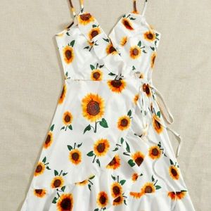 Ruffled Sunflower Dress